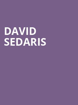 David Sedaris, Robinson Center Performance Hall, Little Rock